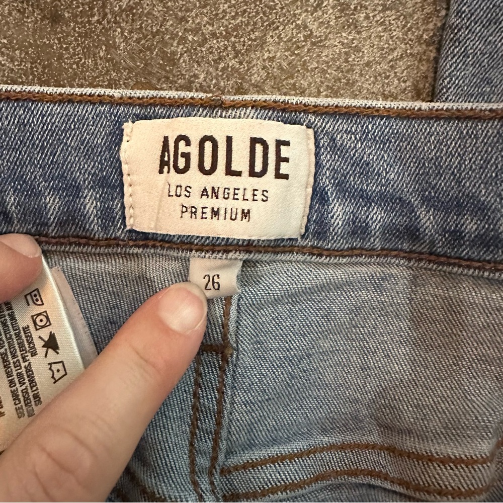 🚨LAST CHANCE🚨 AGOLDE women’s Sophie High Rise Skinny jeans in Color Scheme 26 - Picture 2 of 9